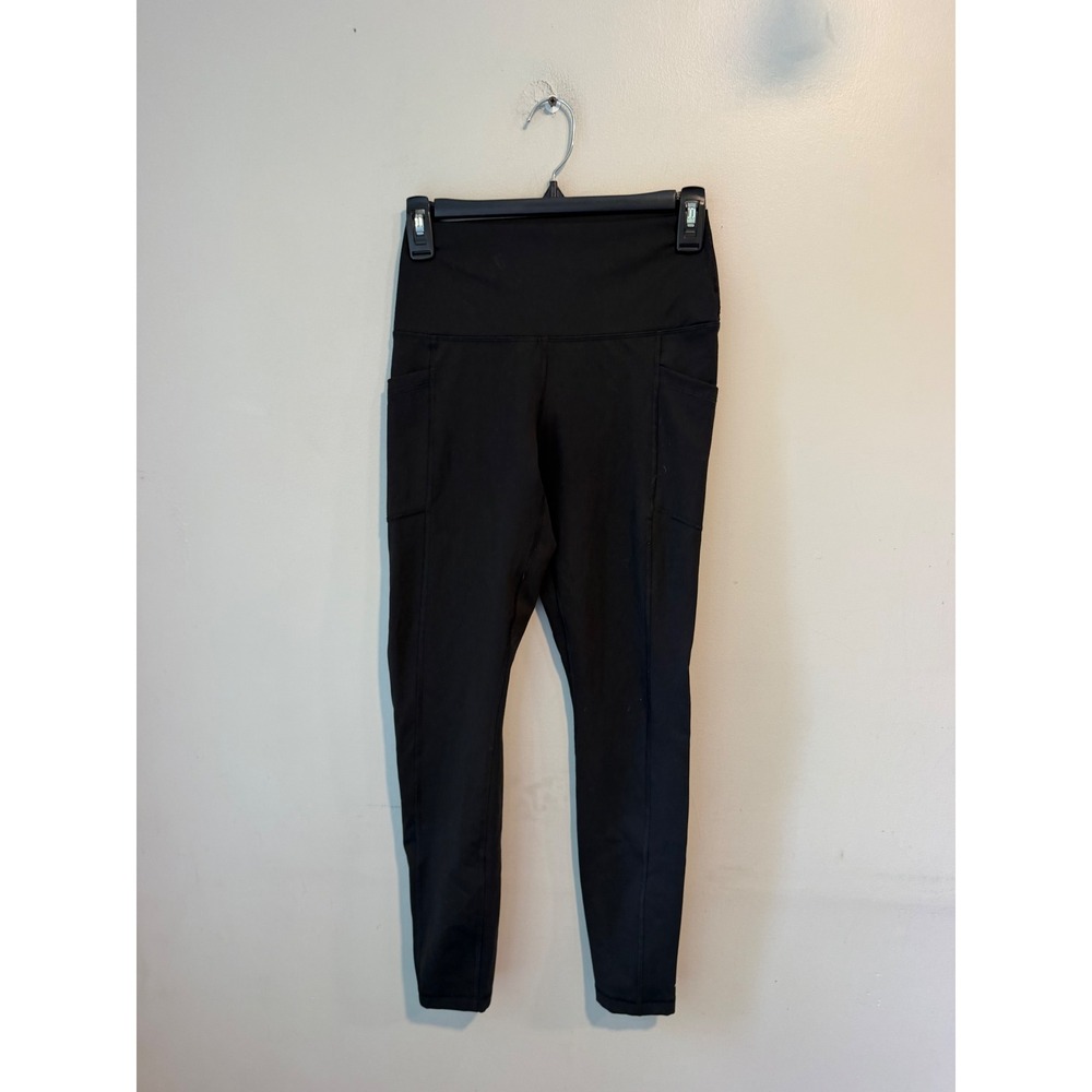 90 Degree by Reflex Polarflex Lux Fleece Tribeca Full Length Tights Black M